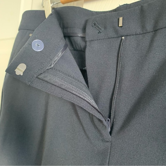 NWT Anne Klein Straight Leg Navy Blue Trousers - Picture 5 of 13